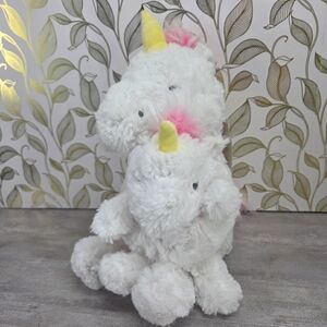 Cloud Island NWT Unicorn Plush Rattle Plush Mama and Baby